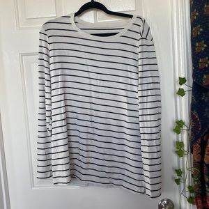 black and white blouse